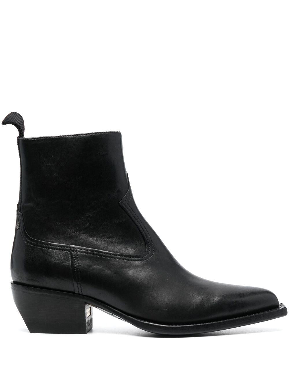 Pointed-toe leather boots GWF00545 F00448890100 GOLDEN GOOSE