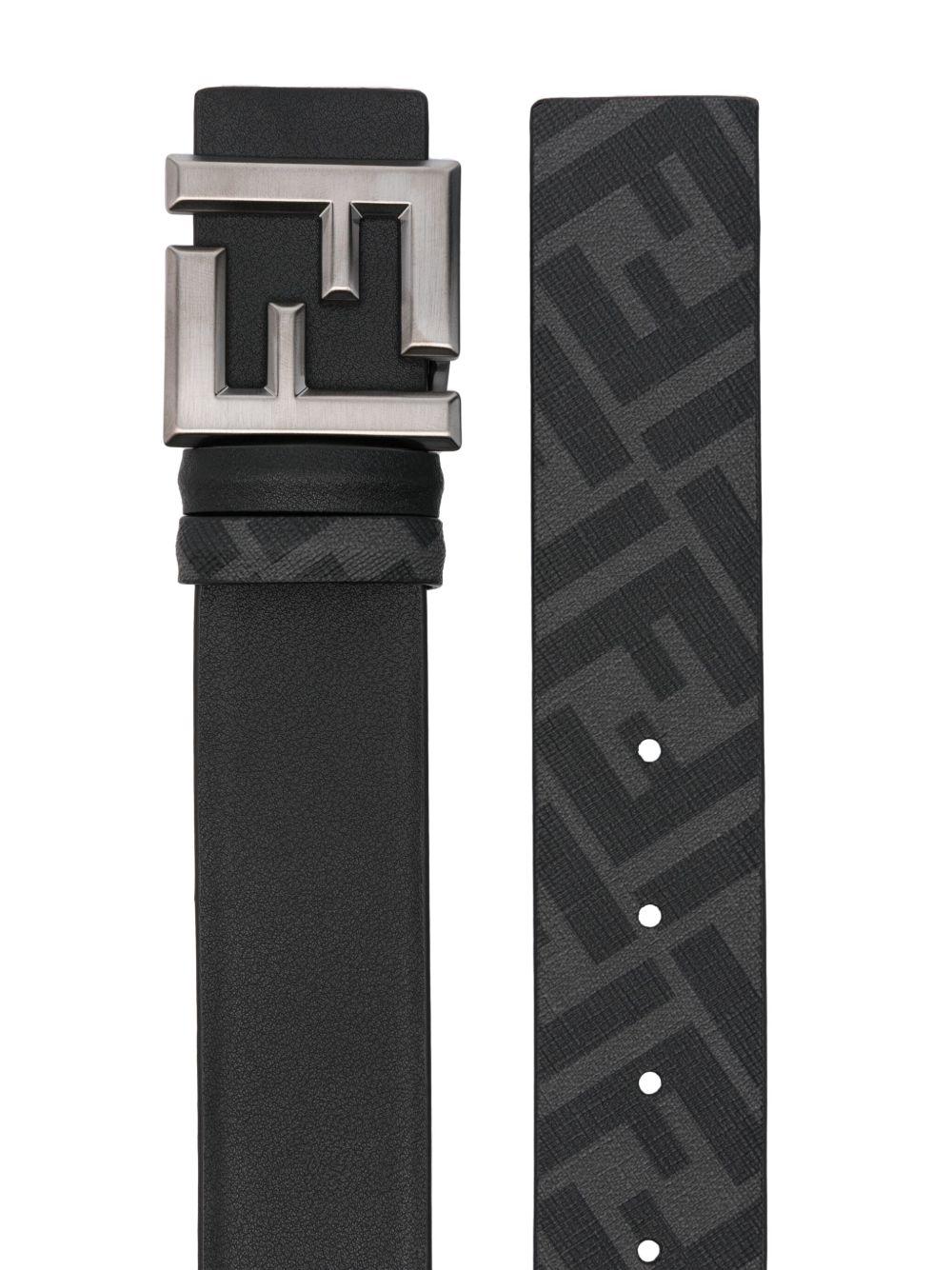 FF Squared Reversible belt<BR/><BR/><BR/> 7C0541 ASIWF1DYM FENDI
