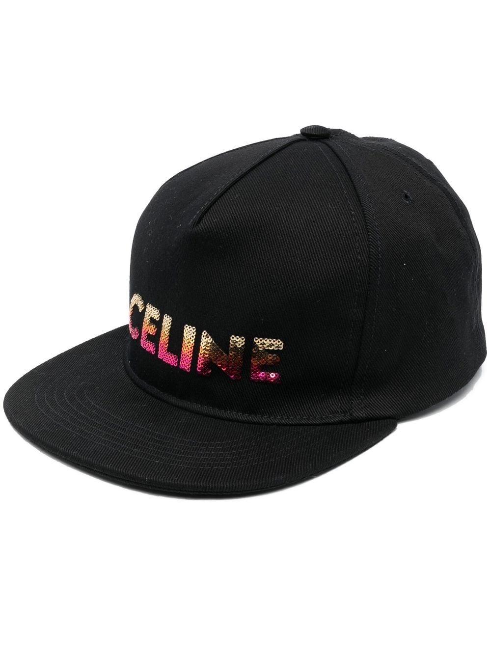 Logo embroidered cap 2AUW9641M 38NO CÉLINE