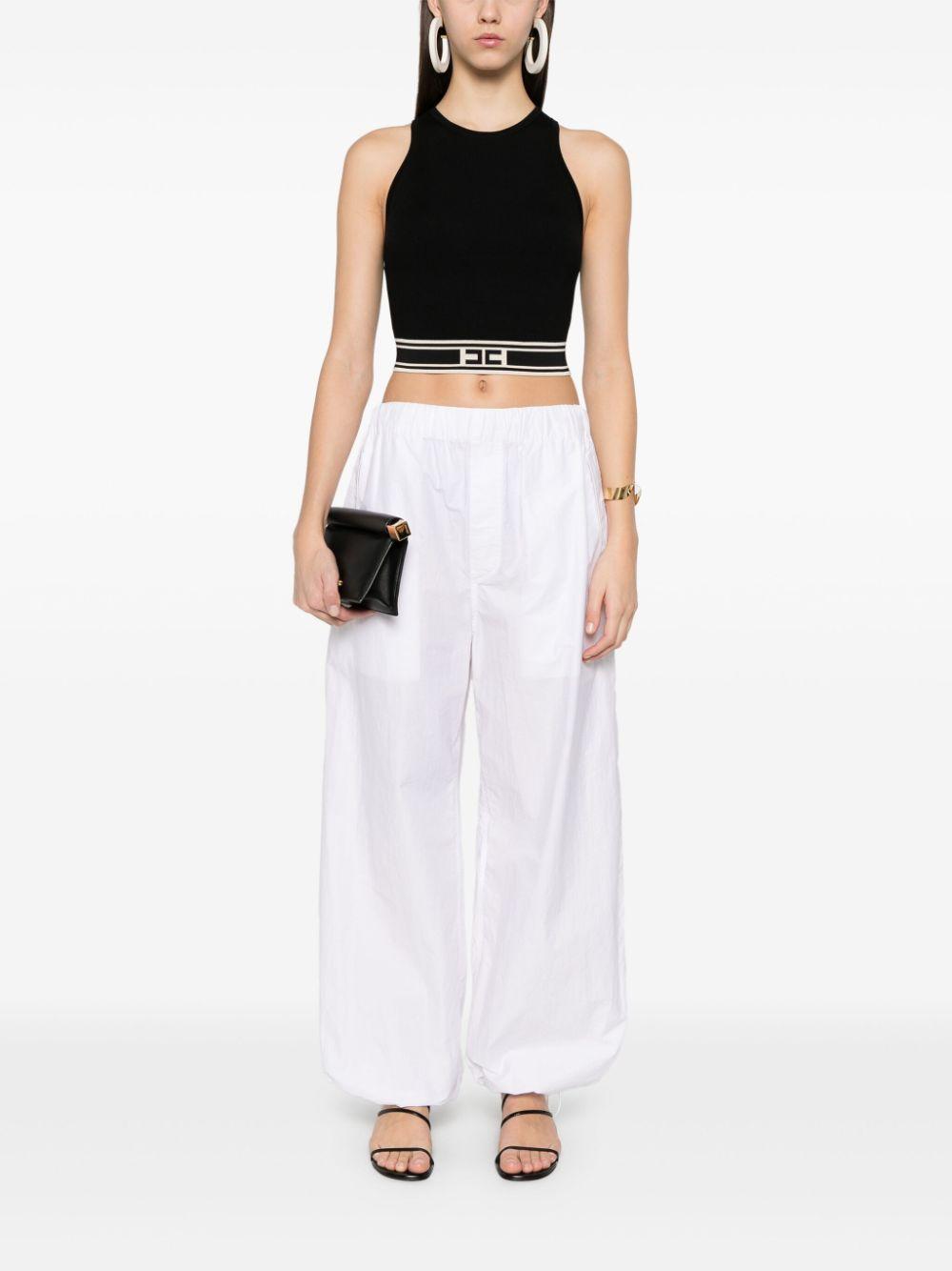 Logo-band tank top<BR/><BR/><BR/> TK39S51E2 685 ELISABETTA FRANCHI
