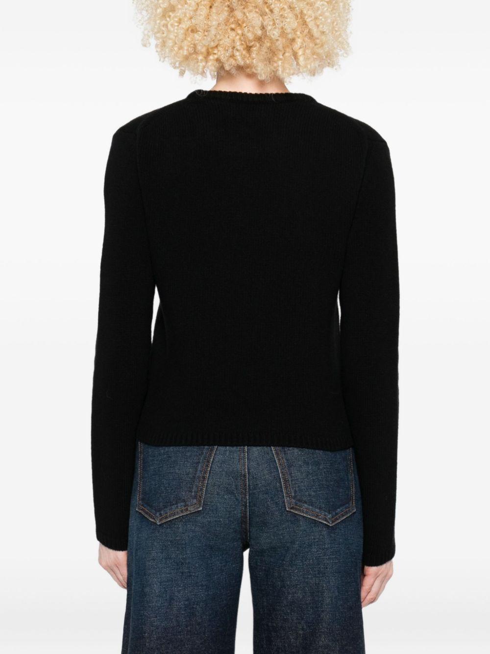 Logoed wool and cashmere jumper K20939C00004 M4281999 MONCLER