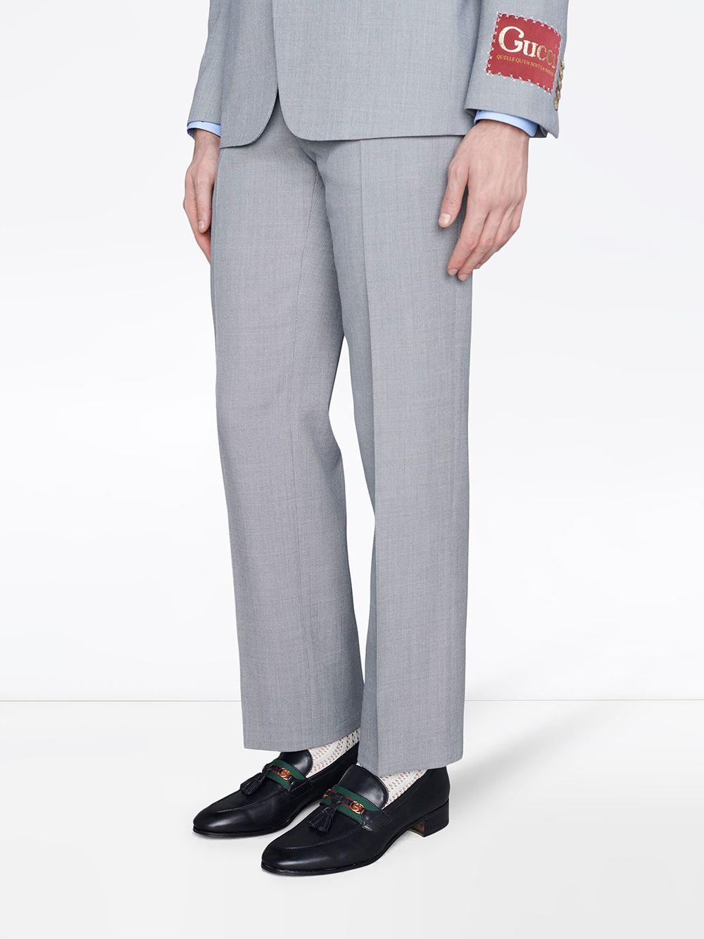 mocassini con decorazione Web 624720 1W6101066 GUCCI