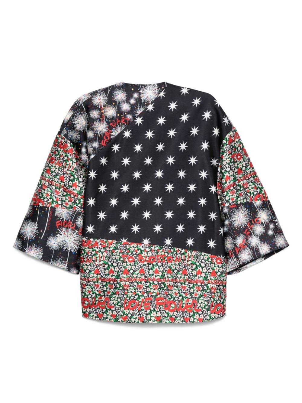 Mix-print jacket<BR/><BR/><BR/> AE-K10-DU DUPAT1 ALESSANDRO ENRIQUEZ