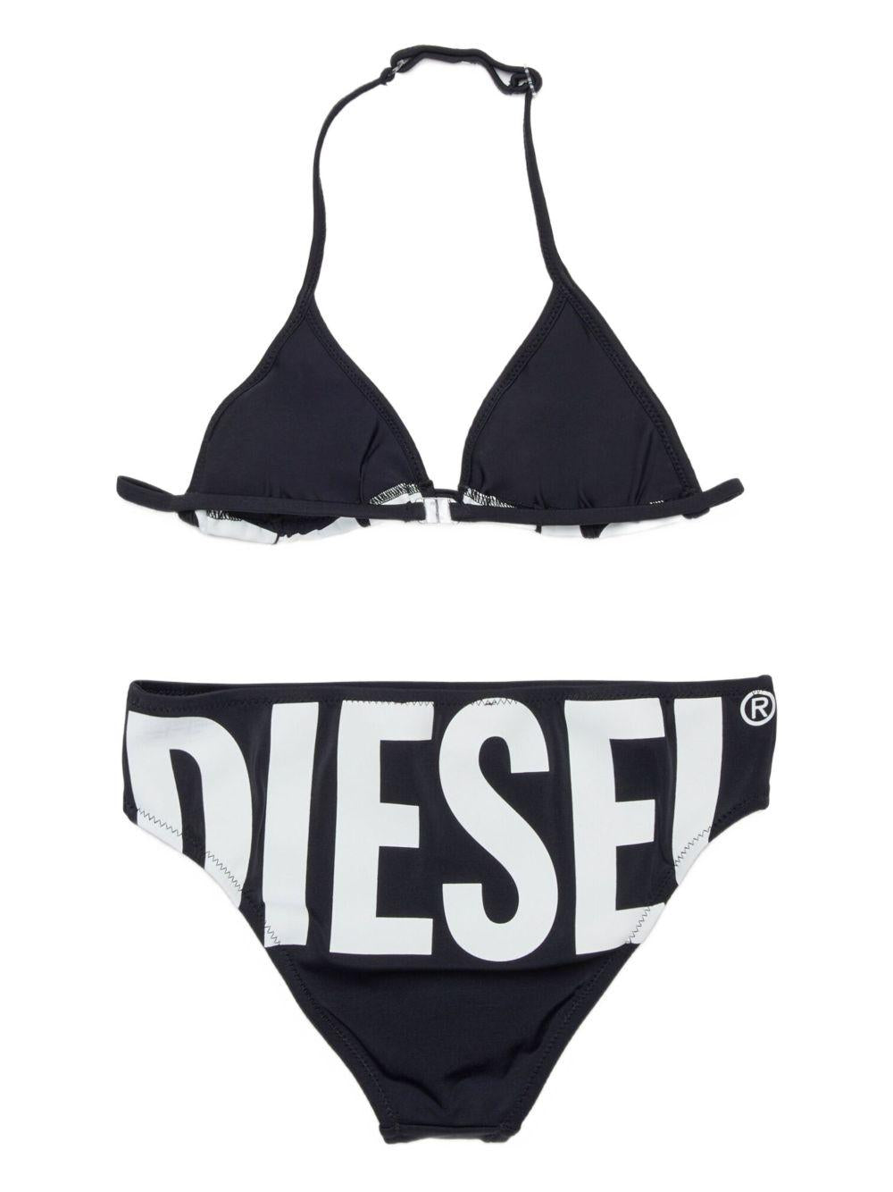 Bikini in solid colour with maxi logo J02717 KYAG8K900 DIESEL KIDS