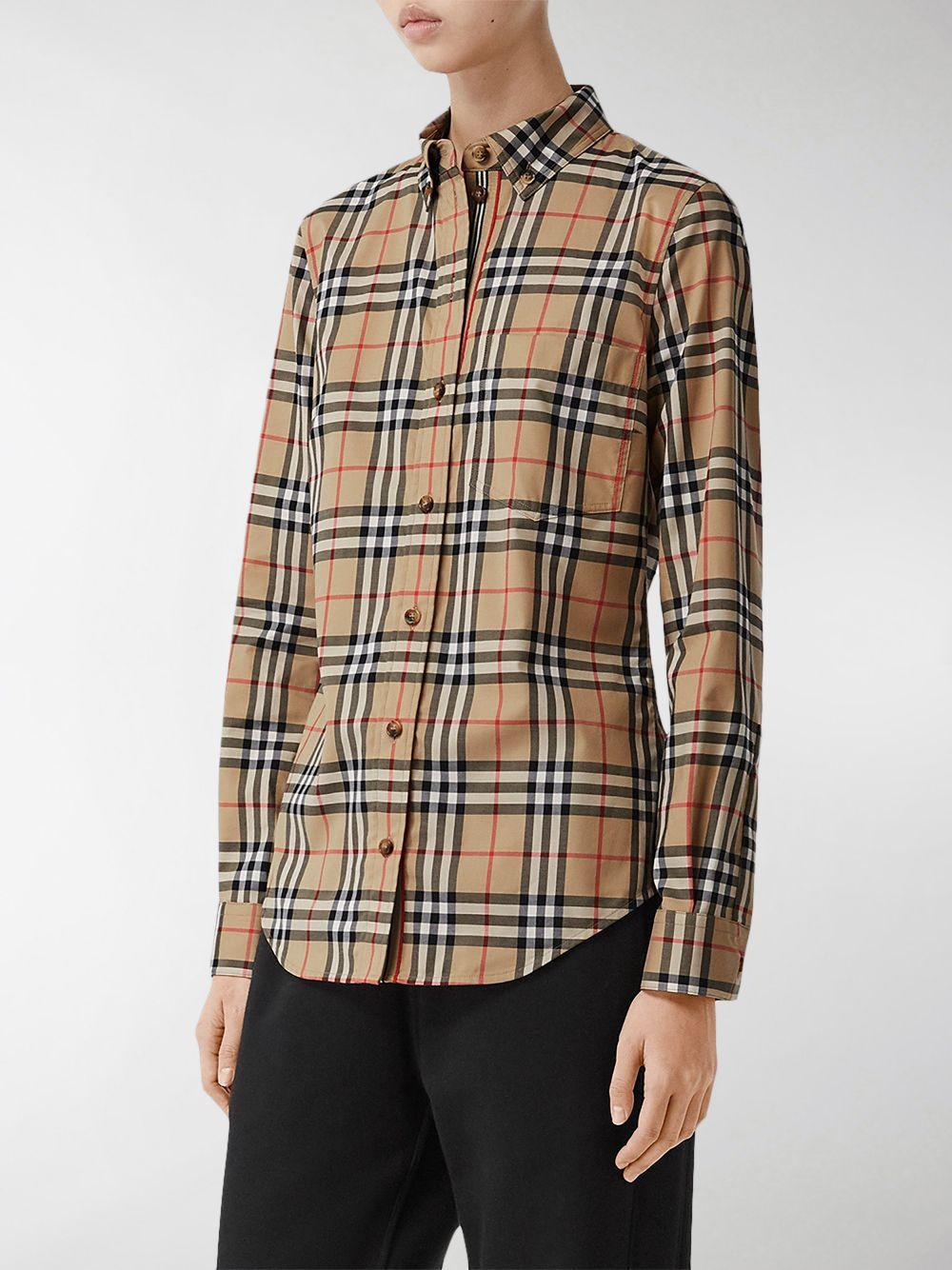 Vintage Check button-down shirt 8022284 ARCHIVE BEIGE BURBERRY