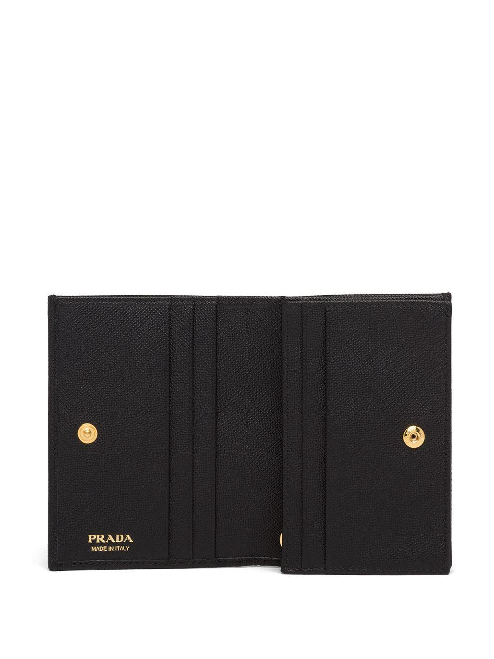 Small Saffiano Leather Wallet 1MV021QHH F0002 PRADA