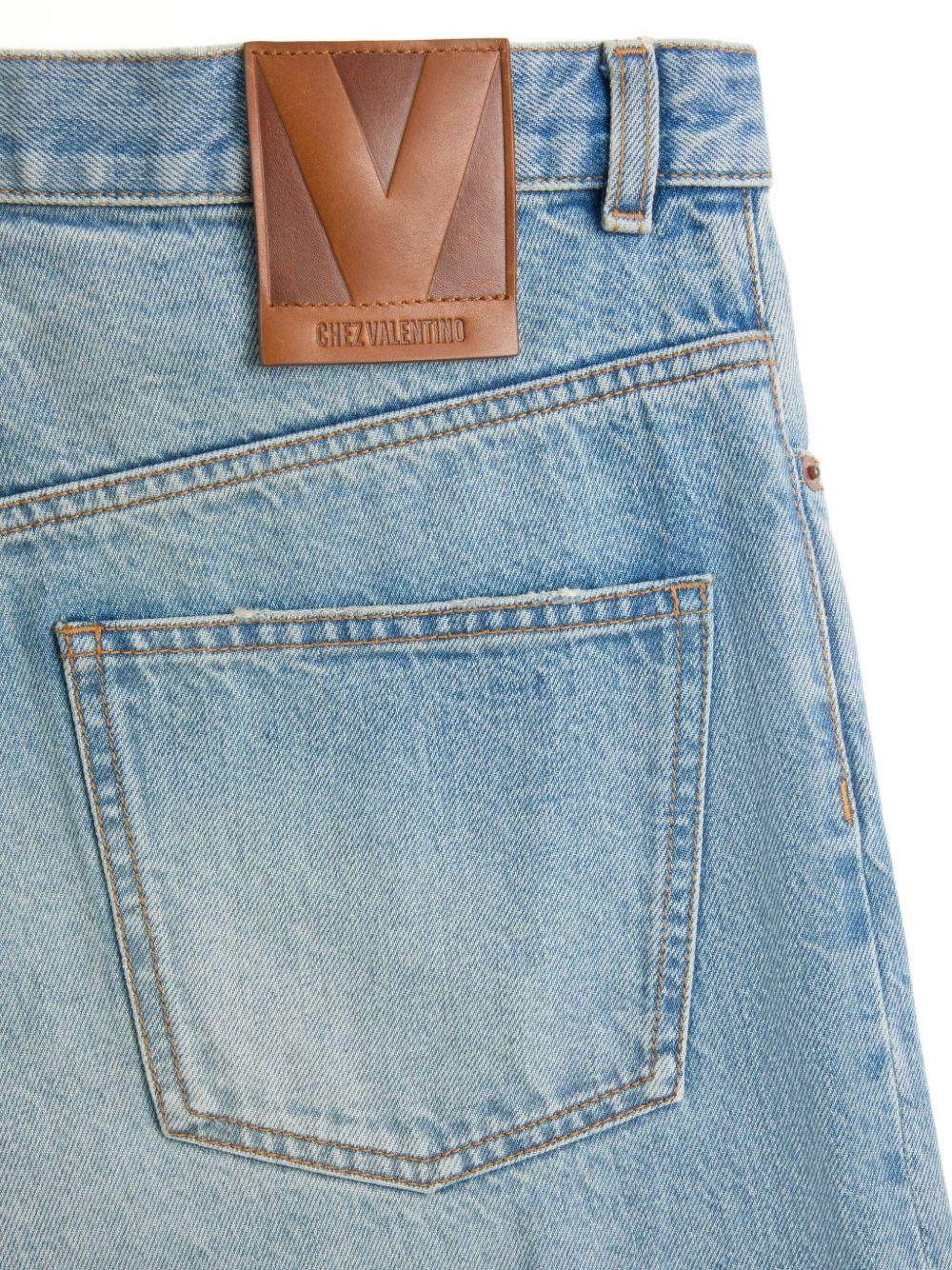 Straight-leg jeans<BR/><BR/> 6V0DE04NAV4 558 VALENTINO GARAVANI
