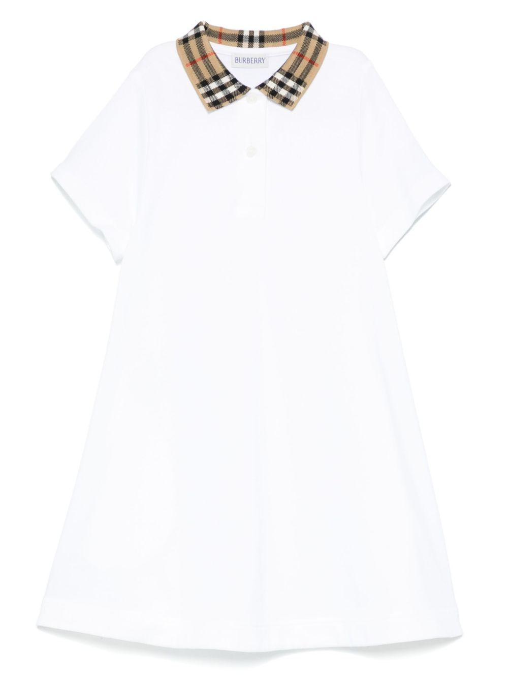 Belted dress<BR/><BR/><BR/> 8105586 A1464 BURBERRY KIDS