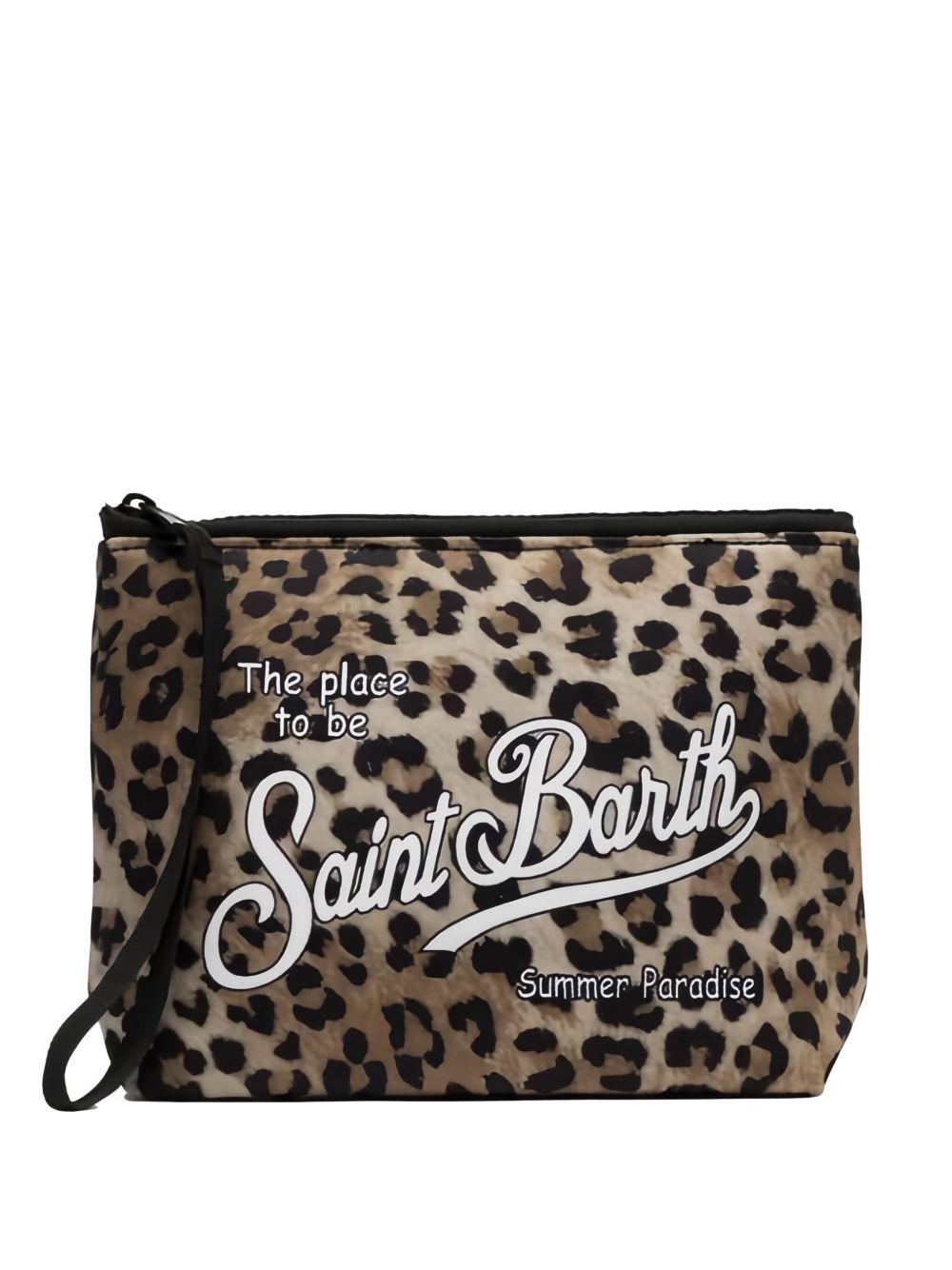 Aline scuba clutch with animal print ALINE 01359HCLASSIC LEO 11 MC2 SAINT BARTH