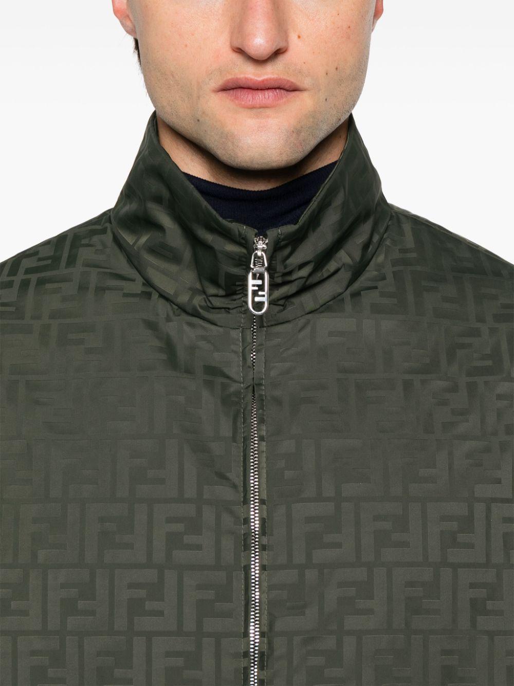 FF padded bomber jacket<BR/><BR/><BR/> FAA951 ATN9F0GZ4 FENDI