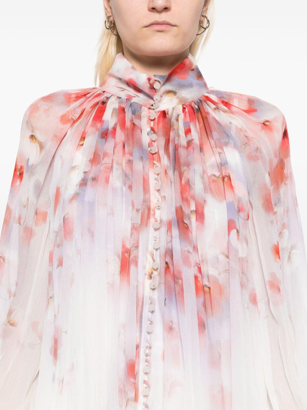 Crush smock blouse<BR/><BR/><BR/> 5768TR251 SCAFLO ZIMMERMANN