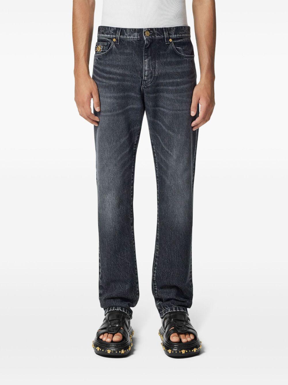 Medusa Head-motif jeans<BR/><BR/><BR/> 1019462 1A137181D810 VERSACE