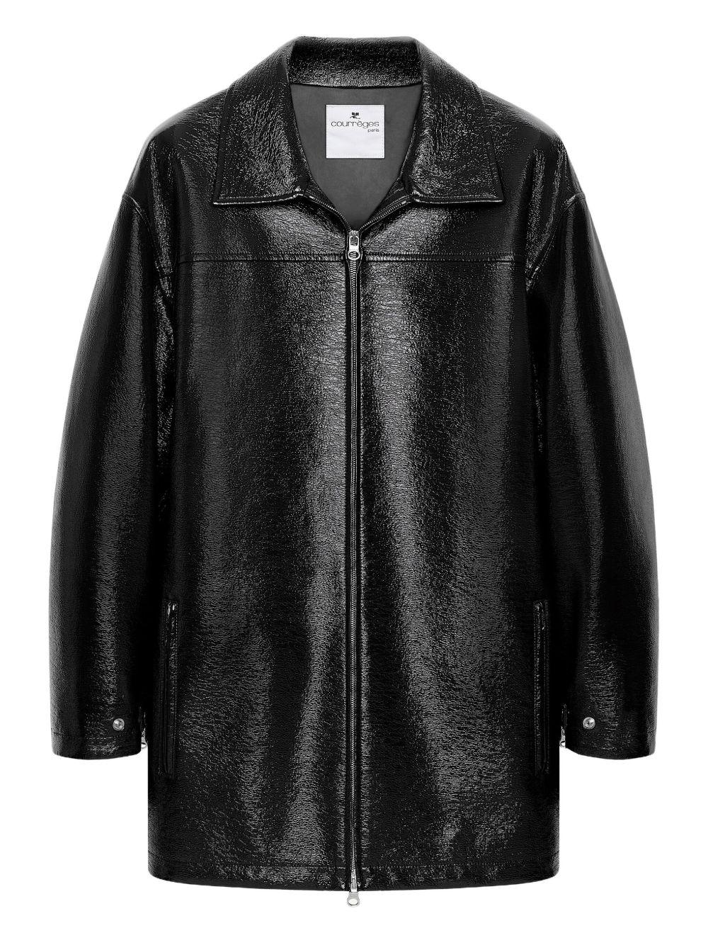 OVERSIZED VINYL JACKET 425CBL322VY0014 9999 COURRÈGES
