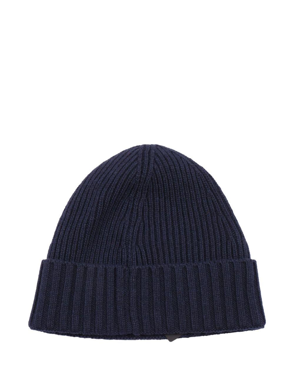 Beanie in ribbed wool K2S16N100003 S00M3V0020 STONE ISLAND KIDS