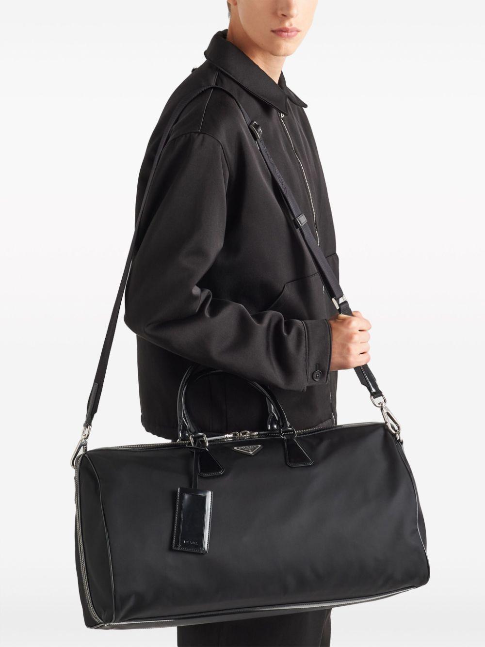 Logo-plaque panelled duffel bag<BR/><BR/> 2VC018 789F0002 PRADA