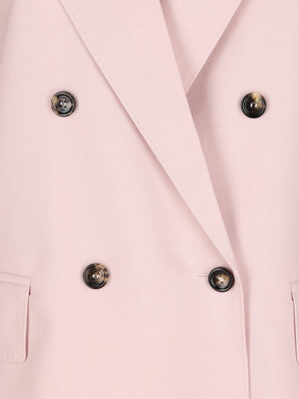 Double-breasted wool, mohair and silk blazer 2611041171 MXMOMBROSA022 MAX MARA