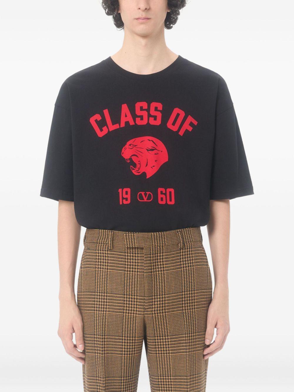 t-shirt "class of 1960" 8V3MG18ABAR 0NR VALENTINO GARAVANI