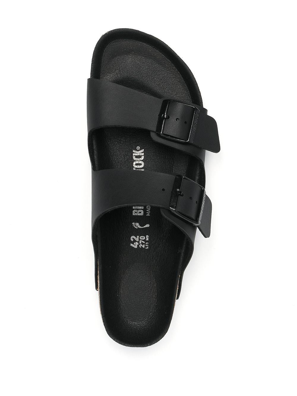 Arizona Birko-Flor slides<BR/> 1019069 BLACK BIRKENSTOCK