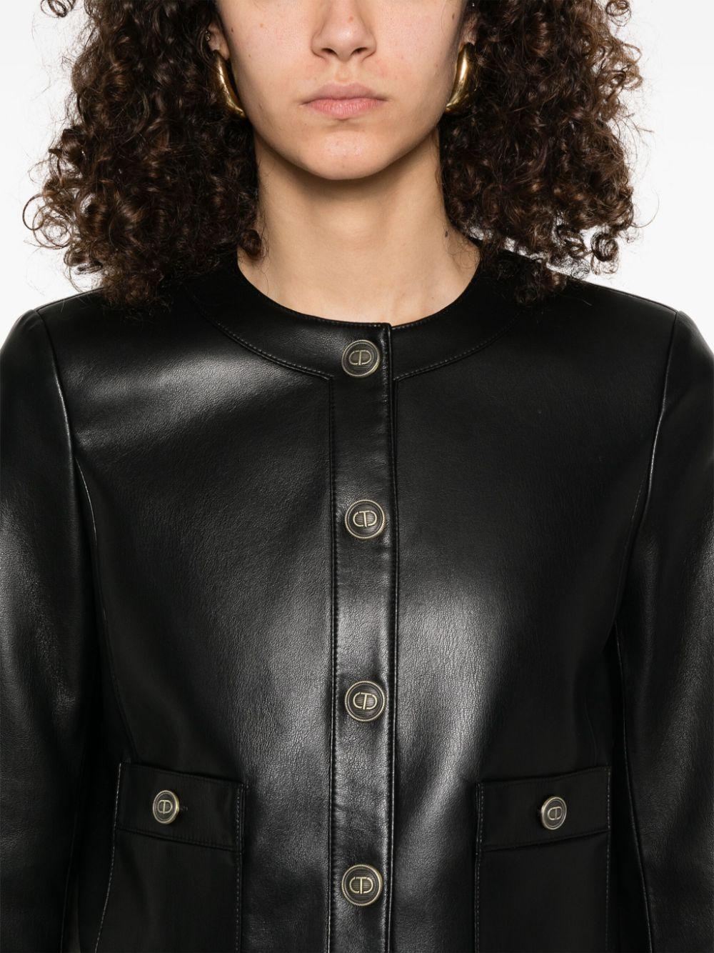 Cropped jacket<BR/><BR/><BR/> 251TP2351 00006 TWINSET