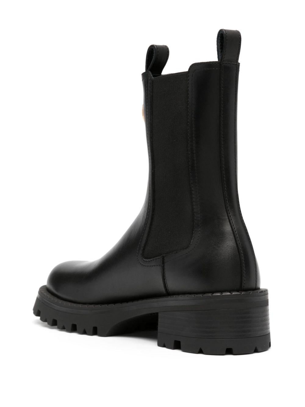 Alia leather Chelsea boots 1012040 1A022541B00V VERSACE
