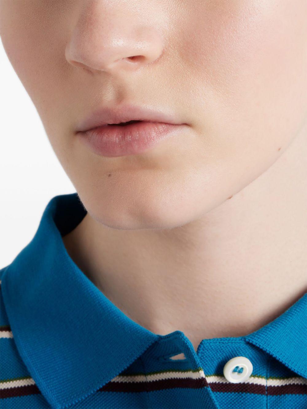 Logo stripes polo 39608 16WDF031I PRADA