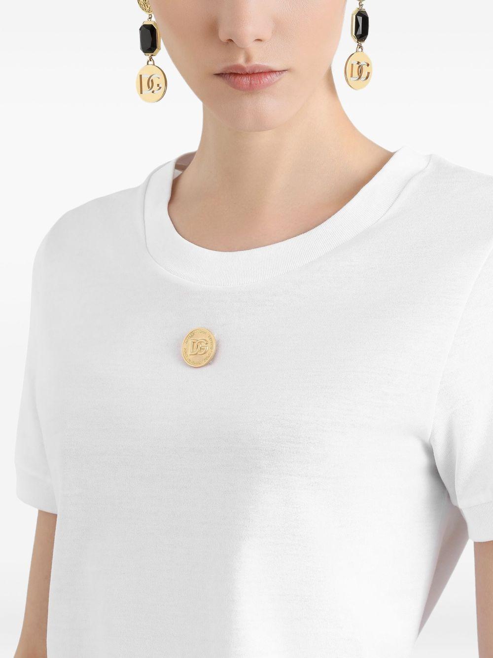 T-shirt with medal F8N08Z GDC7IW0800 DOLCE & GABBANA