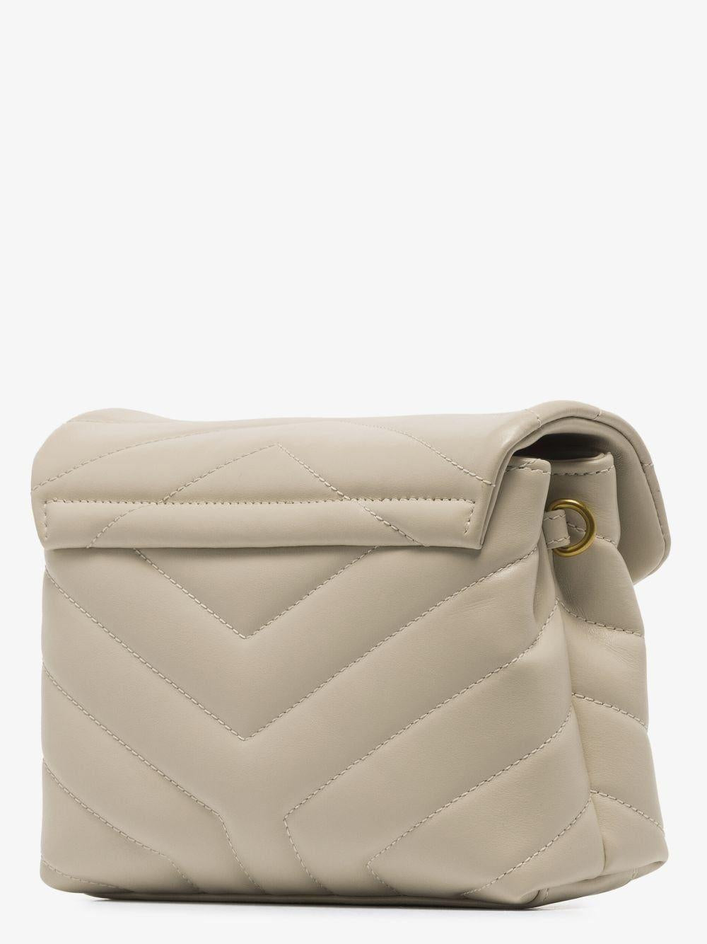 White leather logo-plaque quilted crossbody bag 678401DV707 9207 SAINT LAURENT