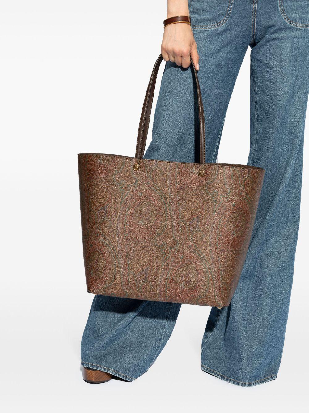 ESSENTIAL MAXI BAG IN ARNICA WITH CLUTCH WP1D0023 AA001M0019 ETRO