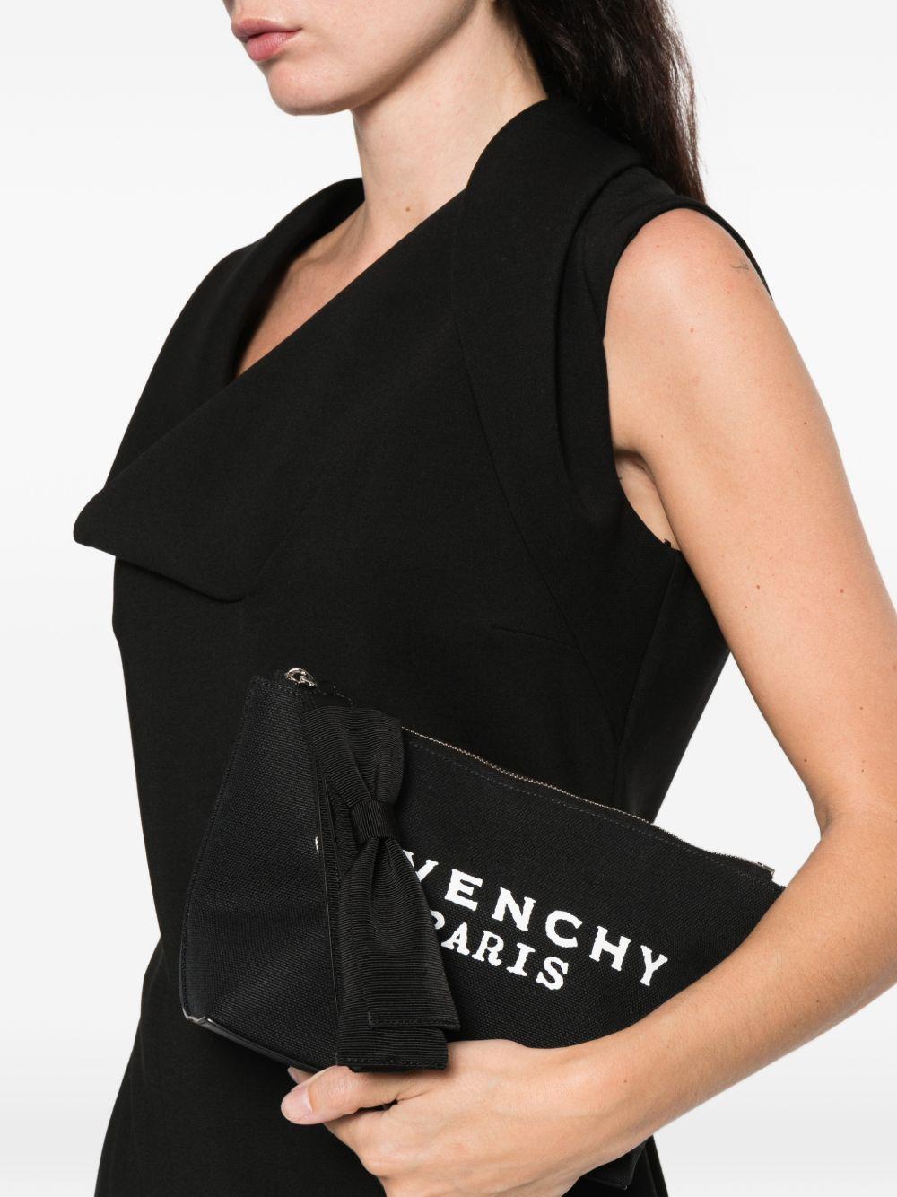 Small pouch in canvas with bow BB60PQB2DS 001 GIVENCHY