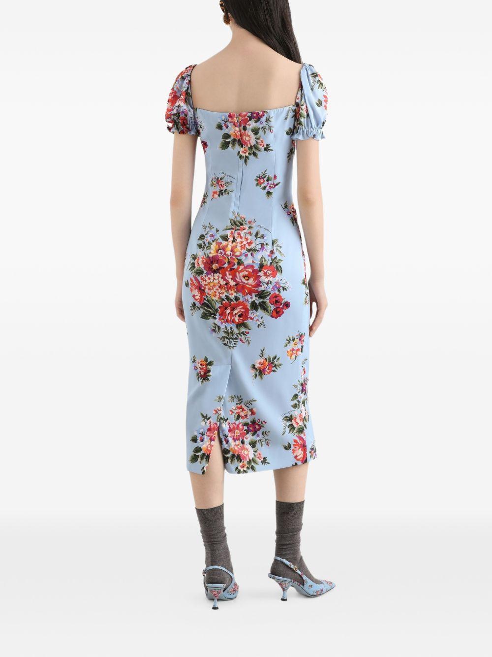 Flower bouquet-print dress F612ST FSA8PHC5ZO DOLCE & GABBANA