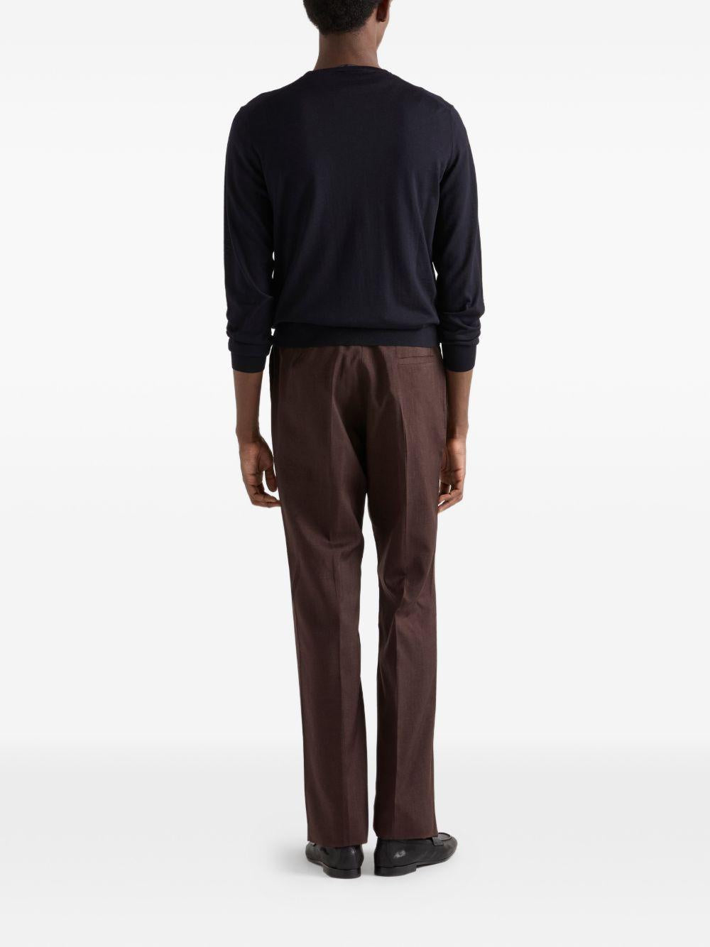 Superfine wool crew-neck sweater UMF14618DY S-OOOF0008 PRADA