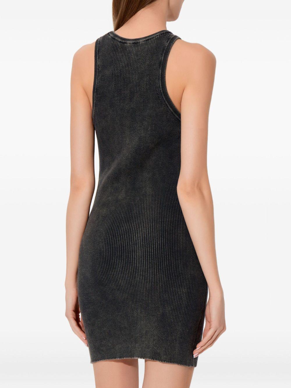 M-Anchorage logo-plaque ribbed mini dress A21698 0AKBQ900 DIESEL