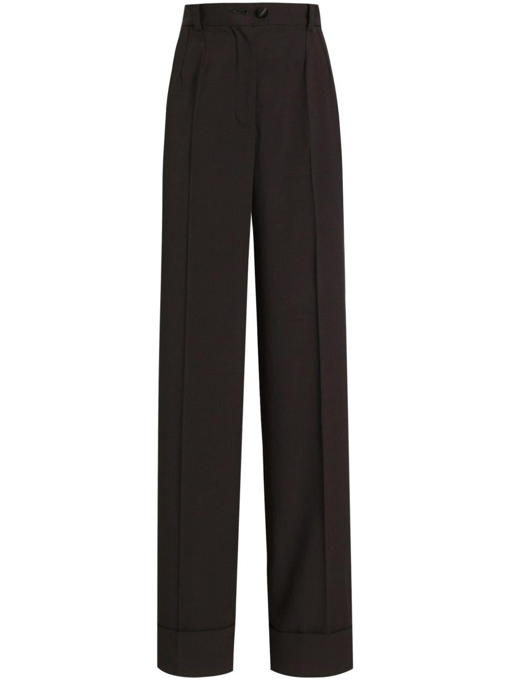Flared woolen pants FTBM0T FU21EN0000 DOLCE & GABBANA