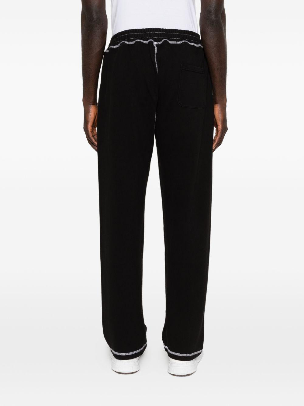 contrast-stitch track pants ASSC120008 BLACK ANTI SOCIAL SOCIAL CLUB
