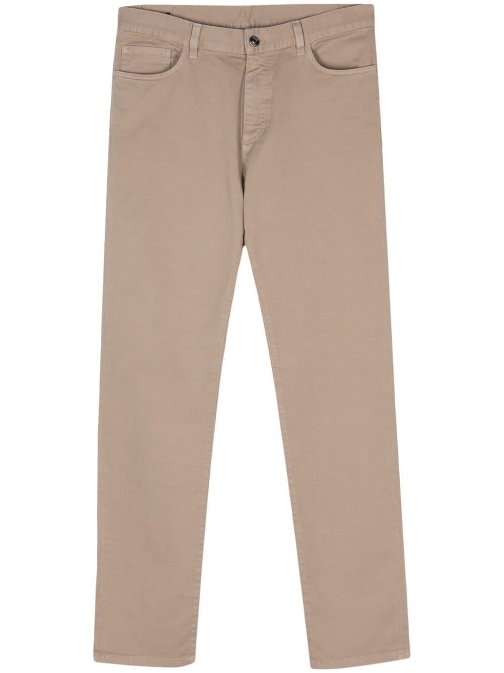 Logo-patch trousers<BR/><BR/><BR/> UEI45A8 CITYXN02 ZEGNA