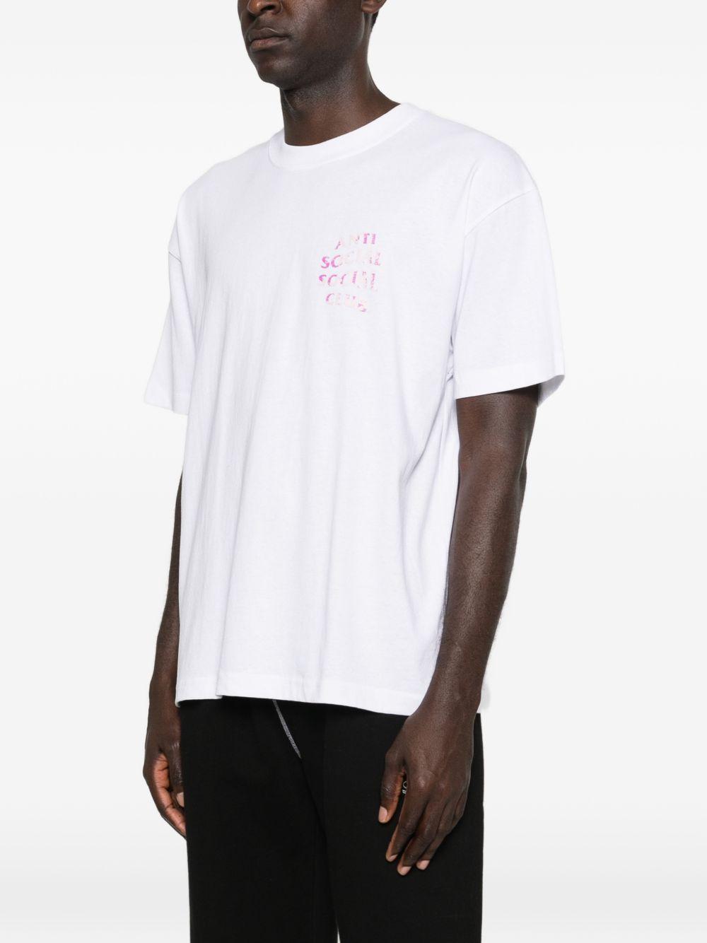 logo-print t-shirt ASSC120029 WHITE ANTI SOCIAL SOCIAL CLUB