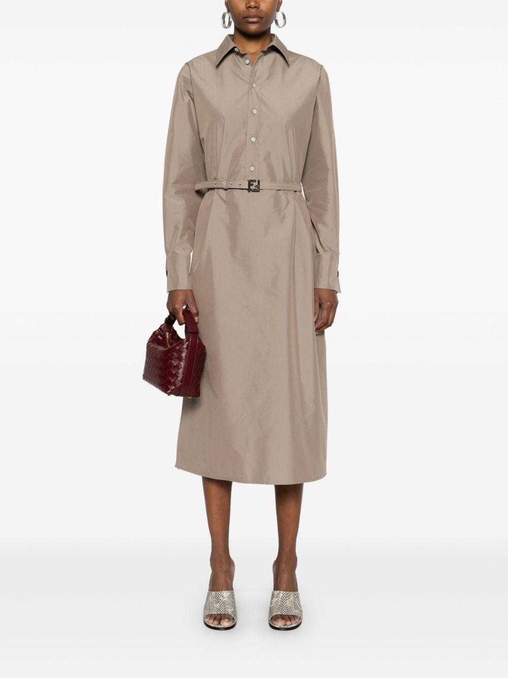 Poplin shirt dress<BR/><BR/> FDD311 AQ3KF1SA0 FENDI