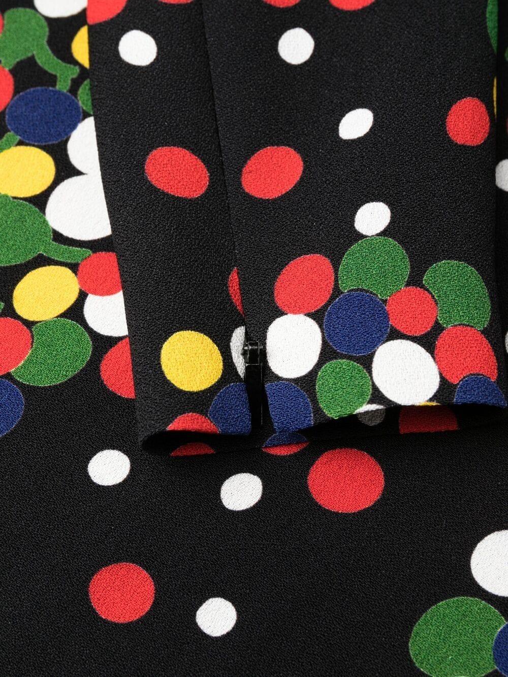Multicolour silk long-sleeve 667489Y5D23 1872 SAINT LAURENT