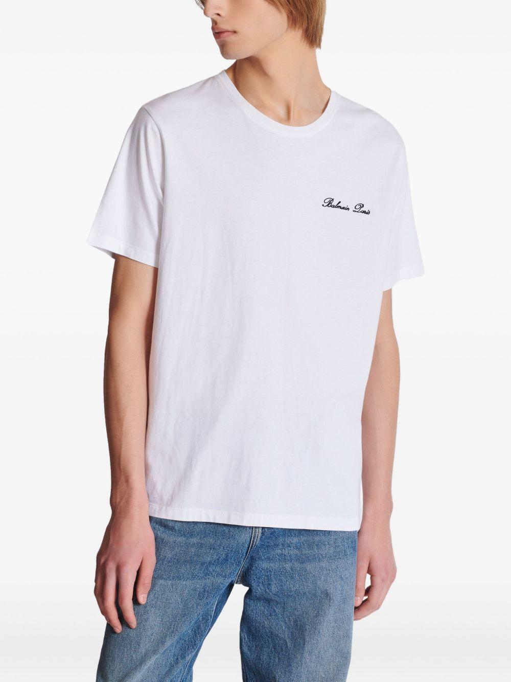 embroidered t-shirt FH1EG000BC68 GAB BALMAIN