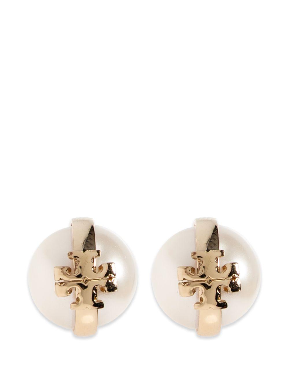MOONDANCE PEARL STUD EARRINGS 180857 100 TORY BURCH