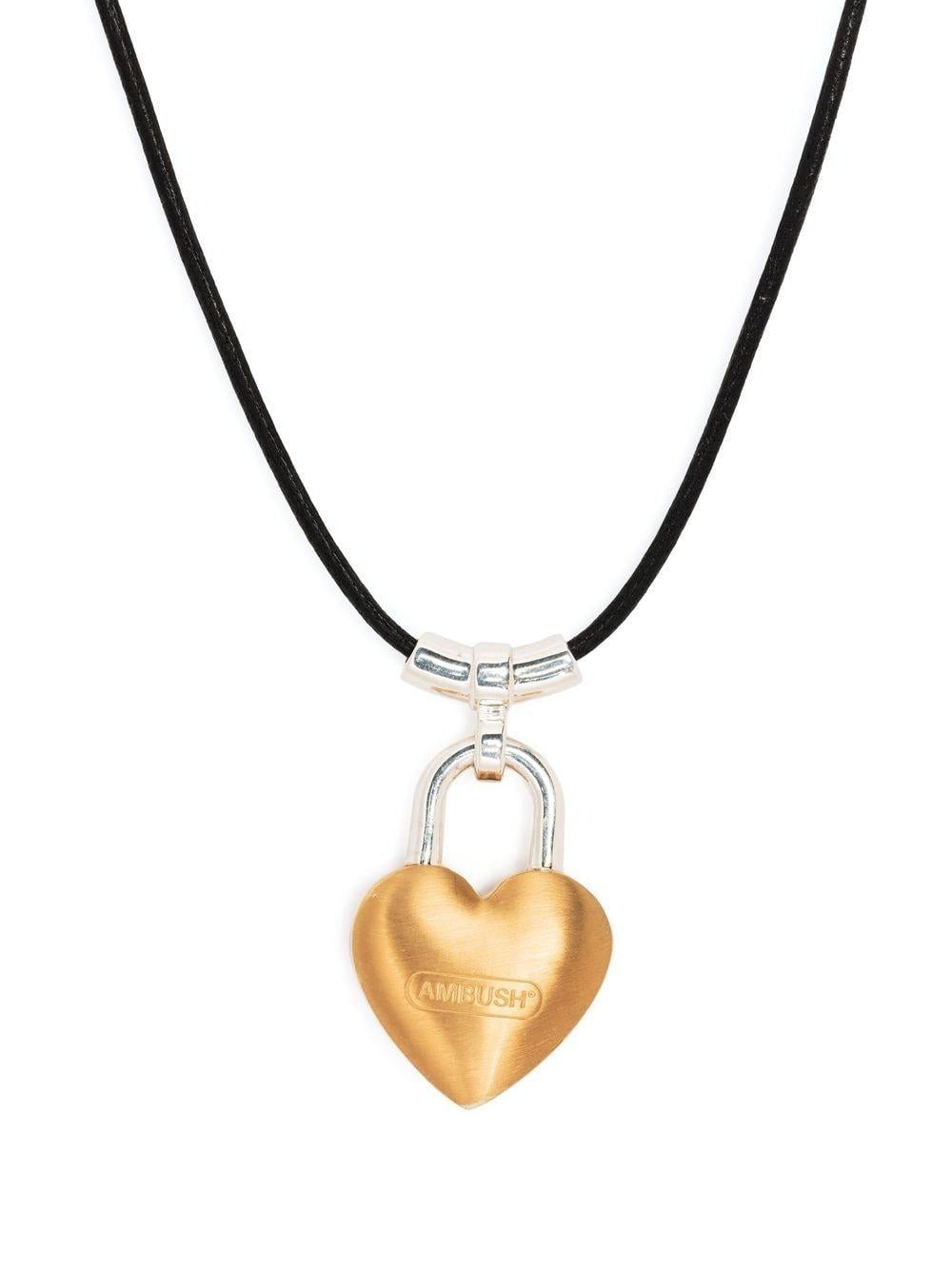 Gold-plated sterling silver necklace BWOB009S22SIL001 7600 AMBUSH