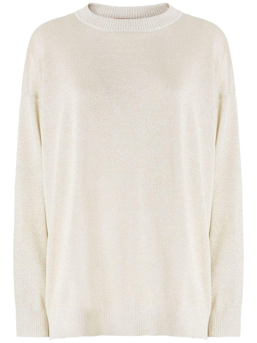 Metallic knitted jumper<BR/><BR/><BR/> DS24WN0Q BK039JS01CU MISSONI