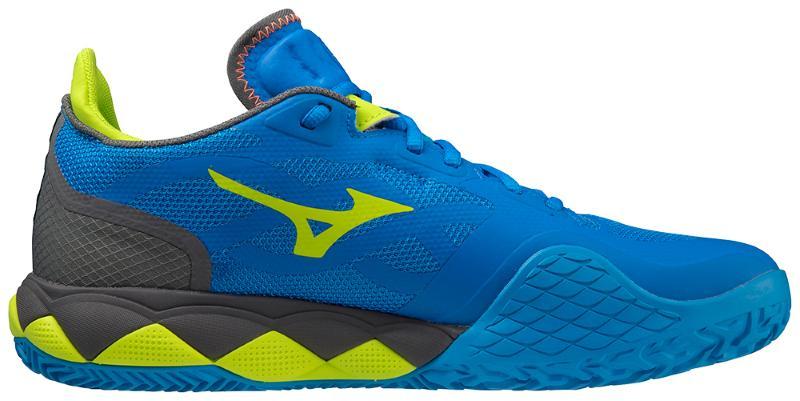 Wave enforce tour sneakers 61GB230627 PEACE BLUE/ACID LIME/IRON GATE MIZUNO