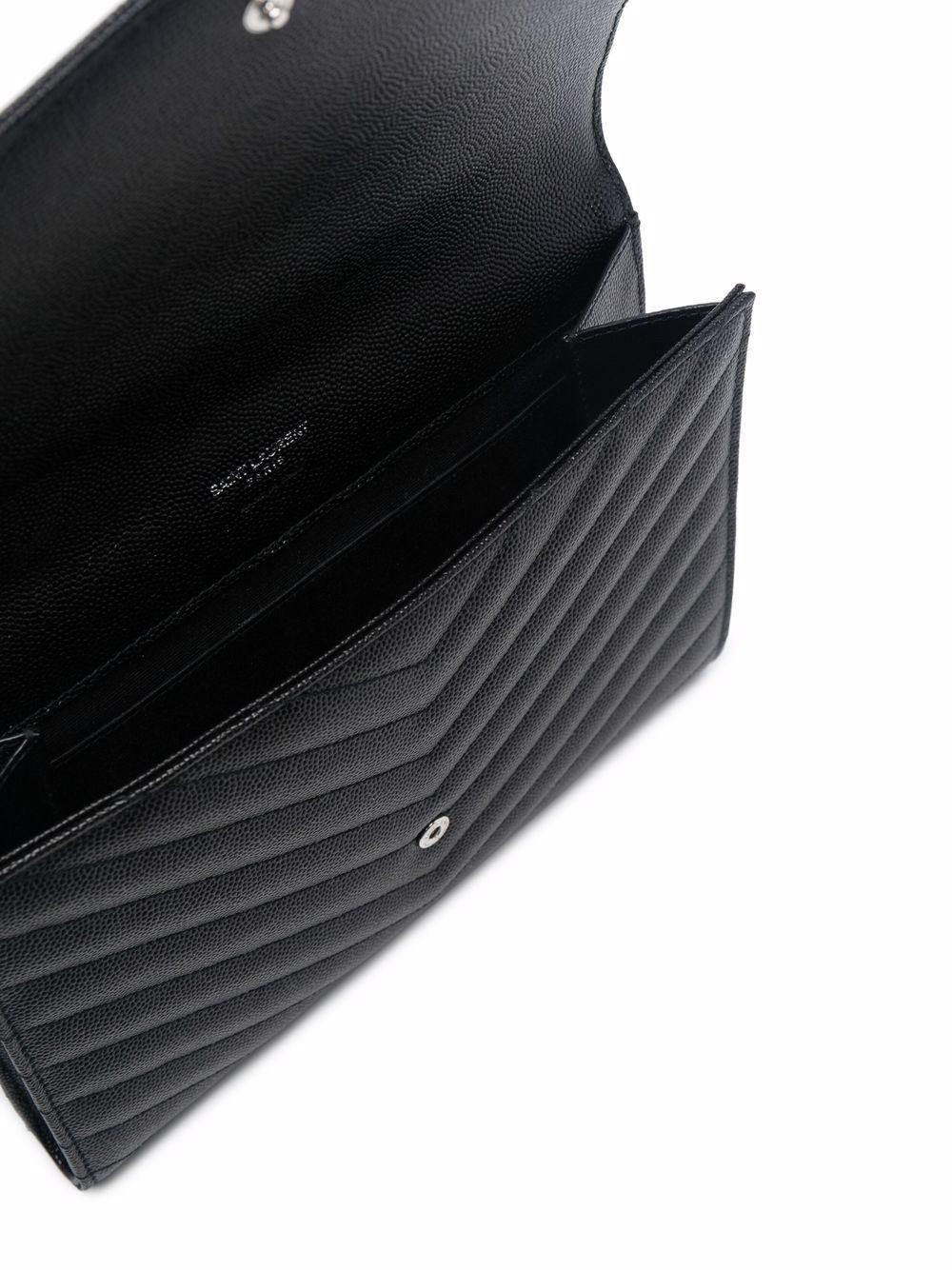Cassandre matelassé flap pouch 617662BOW02 1000 SAINT LAURENT