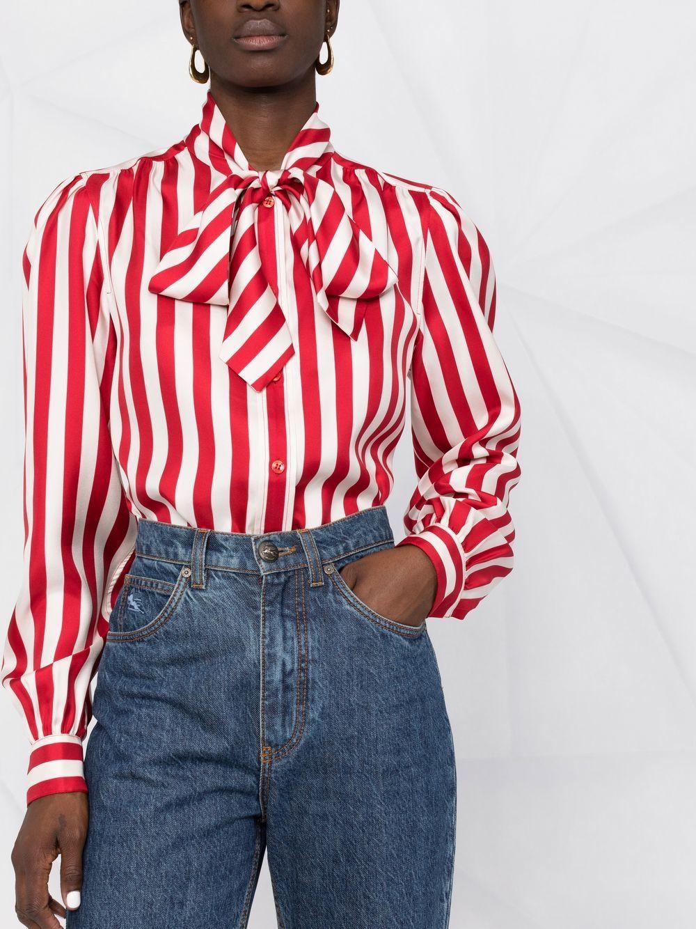 Striped shirt 697704Y6E51 6541 SAINT LAURENT