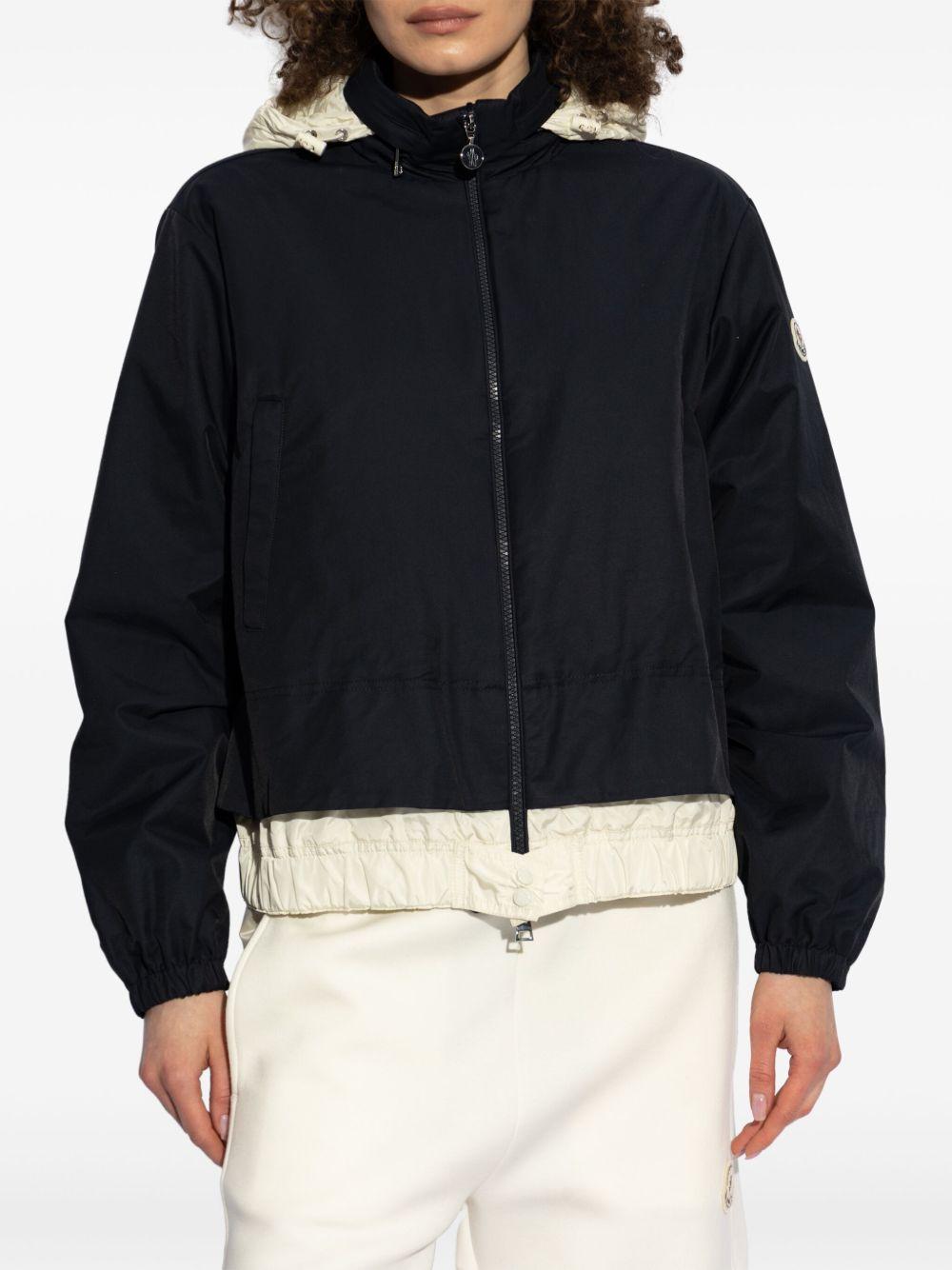 Janze hooded twill short down jacket K10931A00009 5986I742 MONCLER