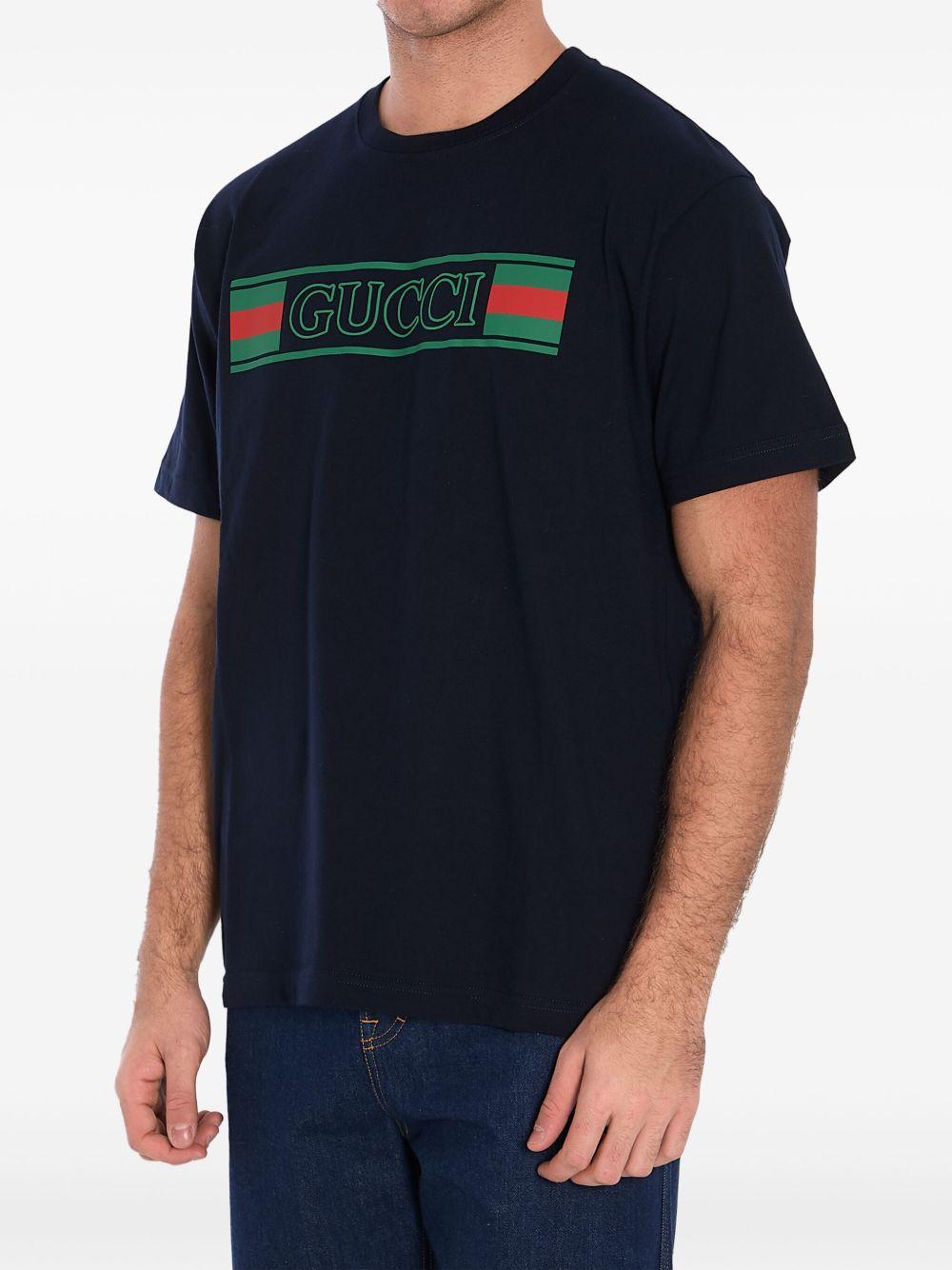 Printed cotton jersey T-shirt 796395 XJG3P4735 GUCCI