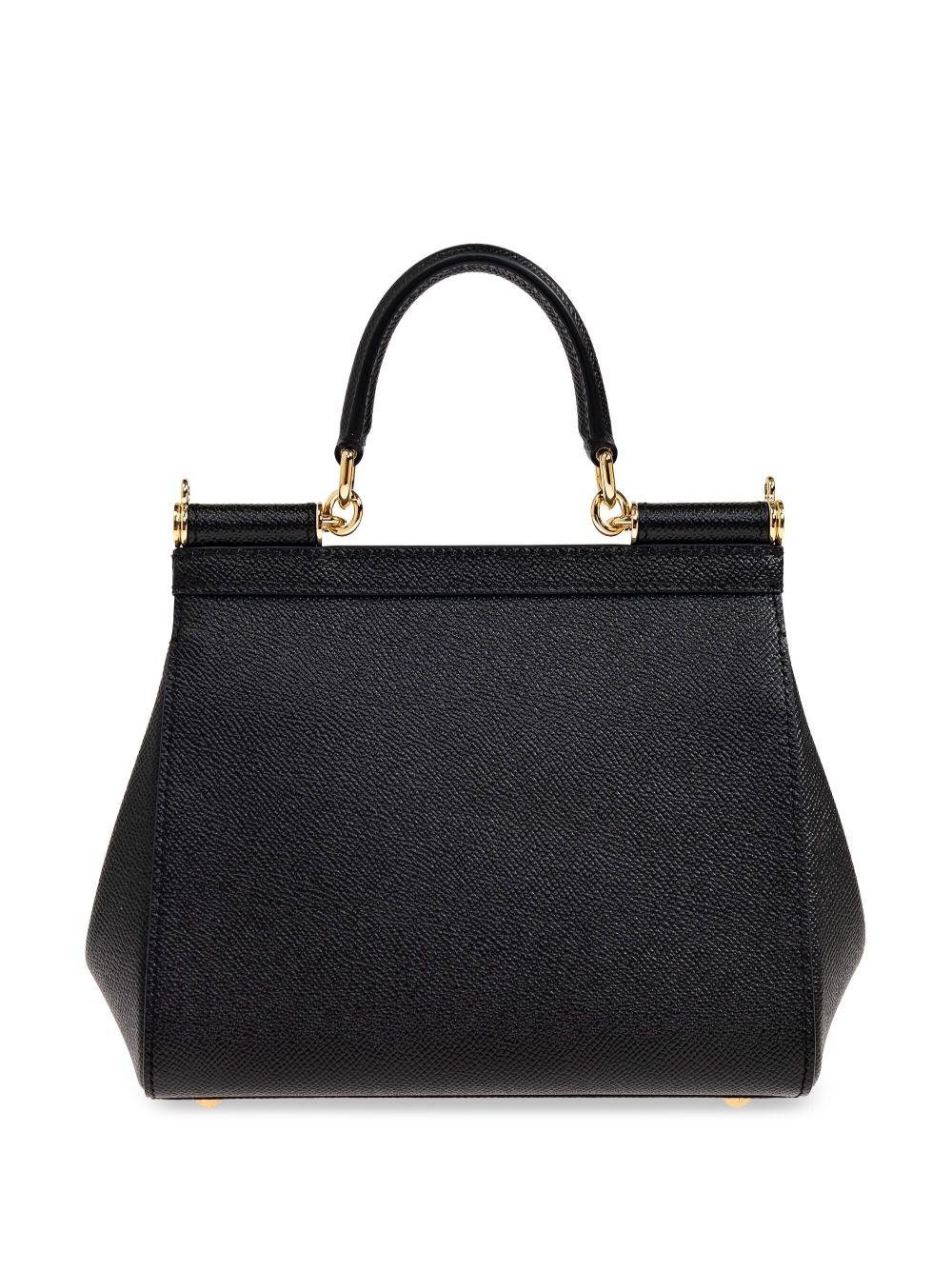 Sicily small handbag in dauphine calfskin BB6003 B100180999 DOLCE & GABBANA