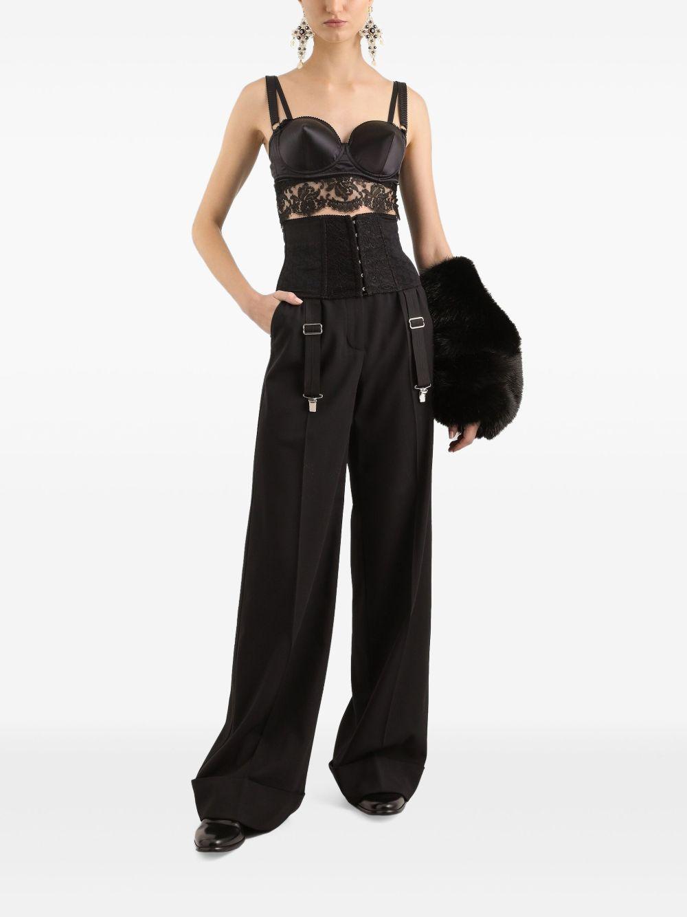 Flared woolen pants FTBM0T FU21EN0000 DOLCE & GABBANA