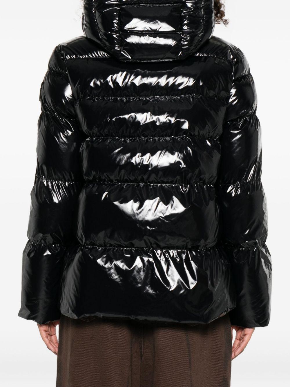 Caban jacket in crystal nylon 101597 A2P7Z99 PINKO